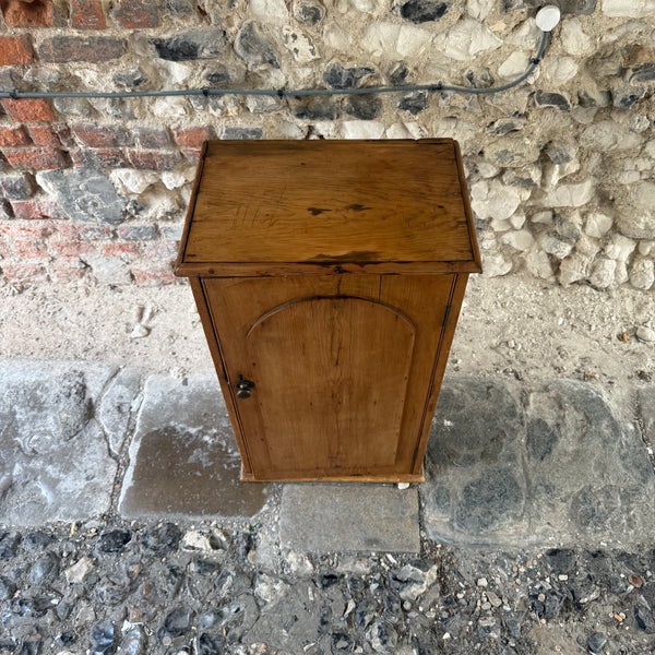 Small Antique Pine Cupboard Top