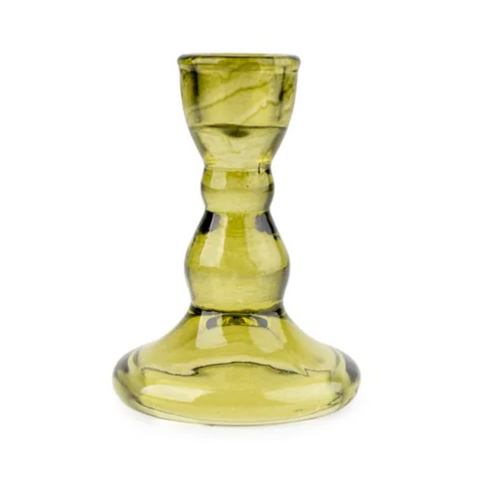 Small Candleholder Green