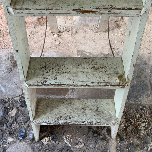 Small Vintage Step Ladder Close