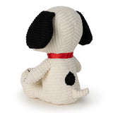 Snoopy Corduroy Soft Toy - Cream Back