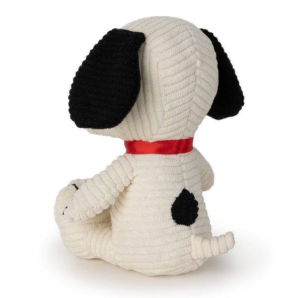 Snoopy Corduroy Soft Toy - Cream Back