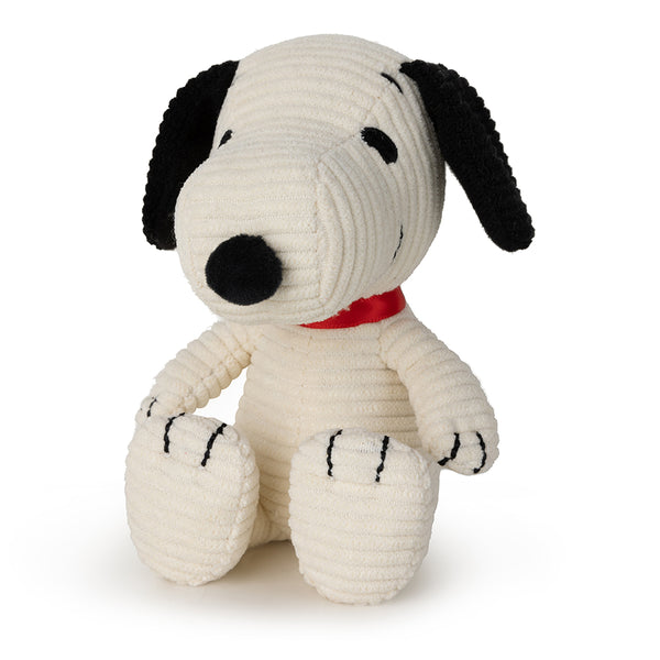 Snoopy Corduroy Soft Toy - Cream