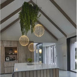 Sphere Silver - 240 LED - Light Ornament