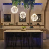 Sphere Silver - 240 LED - Light Ornament