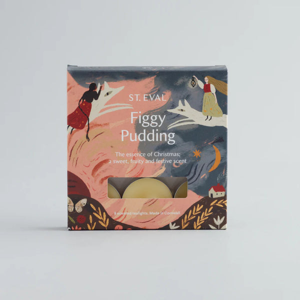 
St. Eval Christmas Tealights - Figgy Pudding, Pack of 9
