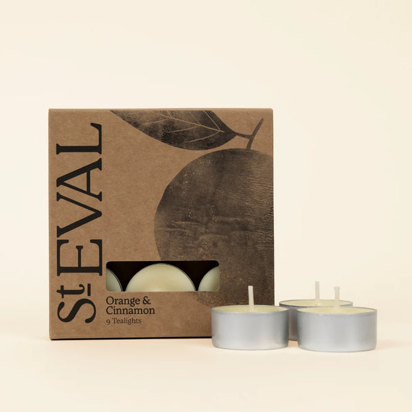 St. Eval Tealights - Orange & Cinnamon
