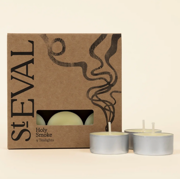 St. Eval Tealights - Holy Smoke - Pack of 9
