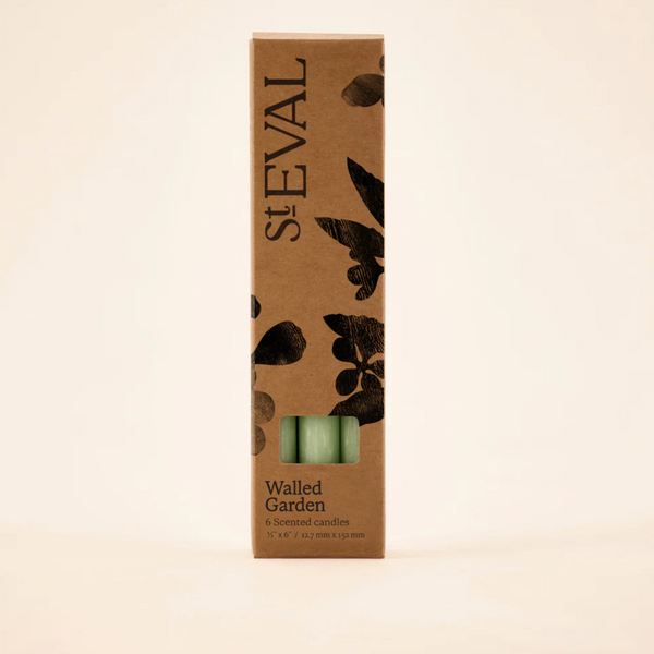 St Eval 1/2" Walled Garden Candles Pack of 6 