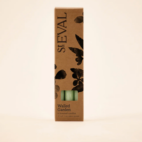 St Eval 1/2" Walled Garden Candles Pack of 6 