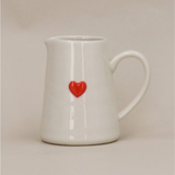 Stoneware Mini Jug - Heart