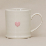 Stoneware Mug - Pink Heart