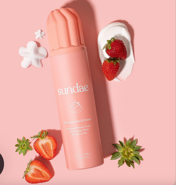 Sundae Whipped Shower Foam - Strawberries & Cream