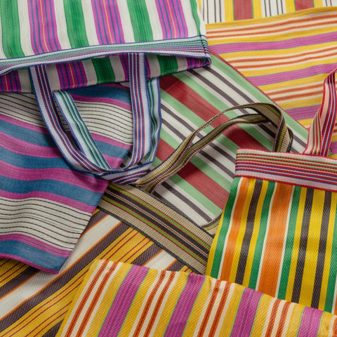 Striped Market Bag