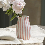 Striped Vase Pink