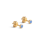 ENAMEL Copenhagen Enamel Dot Studs - Gold