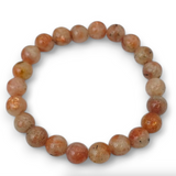 Sunstone A/A+ 8mm Round Bead Bracelet