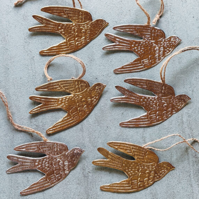 Swallow Tree Decoration Gold