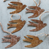 Swallow Tree Decoration Gold