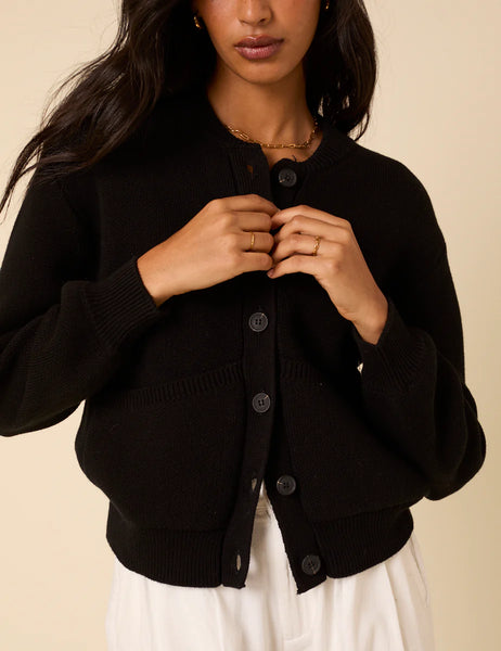 Nobody's Child - Black Knitted Cardigan