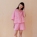 TBCo Cotton Pyjamas - Pink Scallop L
