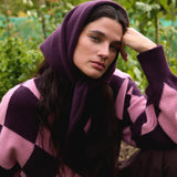 TBCo Merino Wool Triangle Scarf Fig