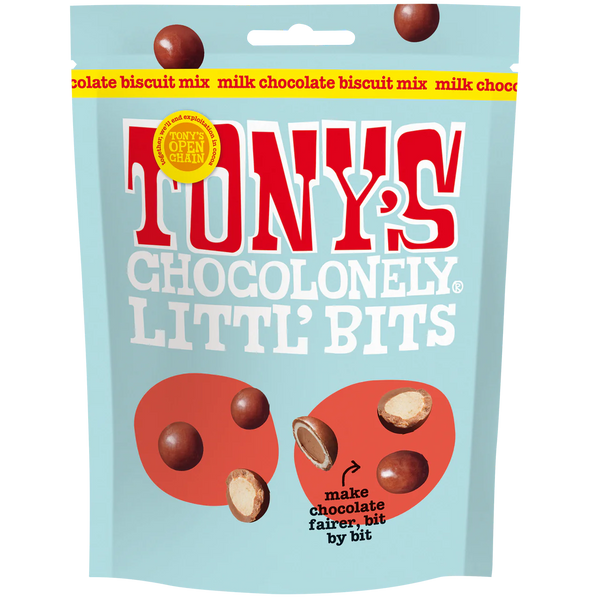 Tony's Chocolonely Little Bits -  Milk Chocolate Biscuit Mix