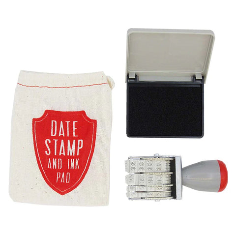 Date Stamp & Ink Pad Set