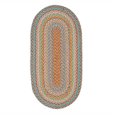 The Braided Rug Company Carnival Oval Jute Rug - 122x183cm