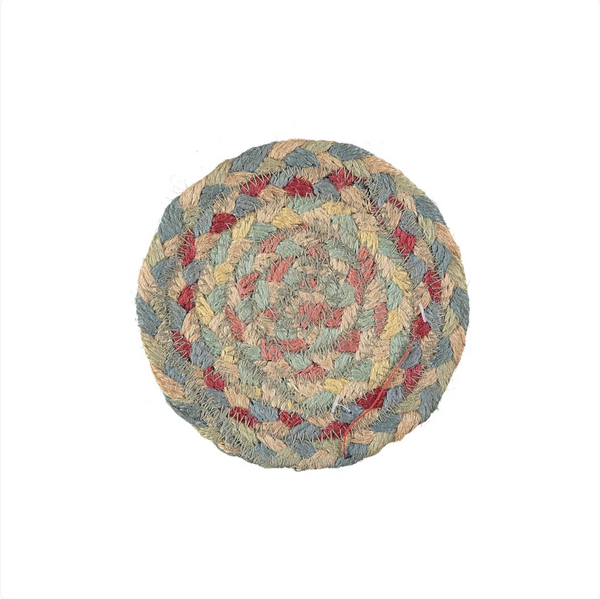 The Braided Rug Company Pampas Jute Coasters, Set of 6