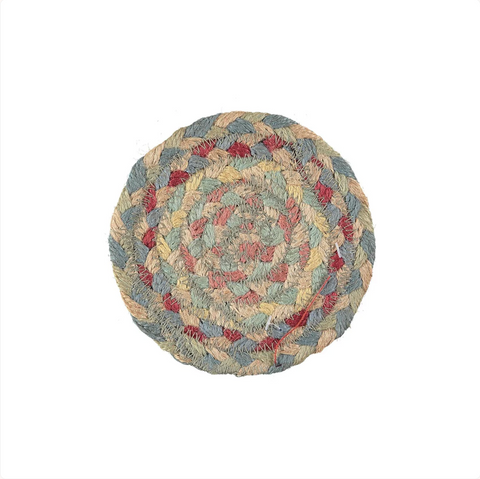 The Braided Rug Company Pampas Jute Coasters, Set of 6