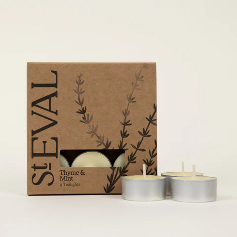 St. Eval Tealights - Thyme & Mint - Pack of 9
