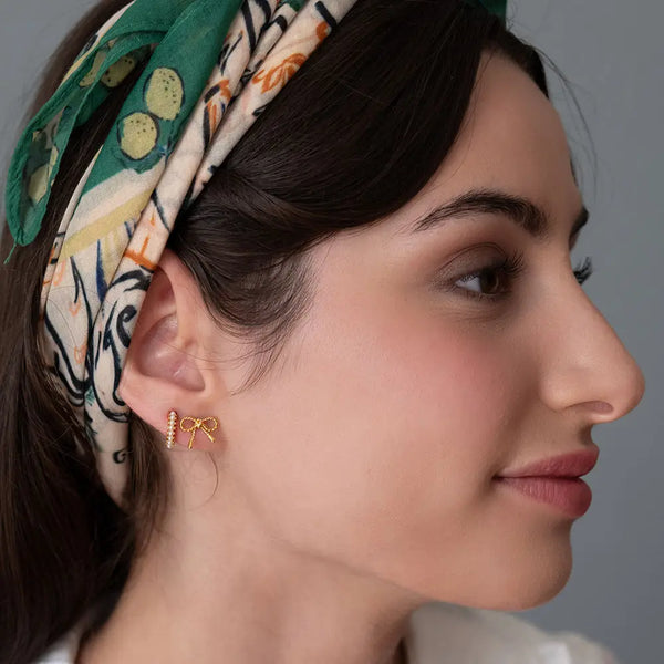 Amano Studios Tiny Bow Stud Earrings
