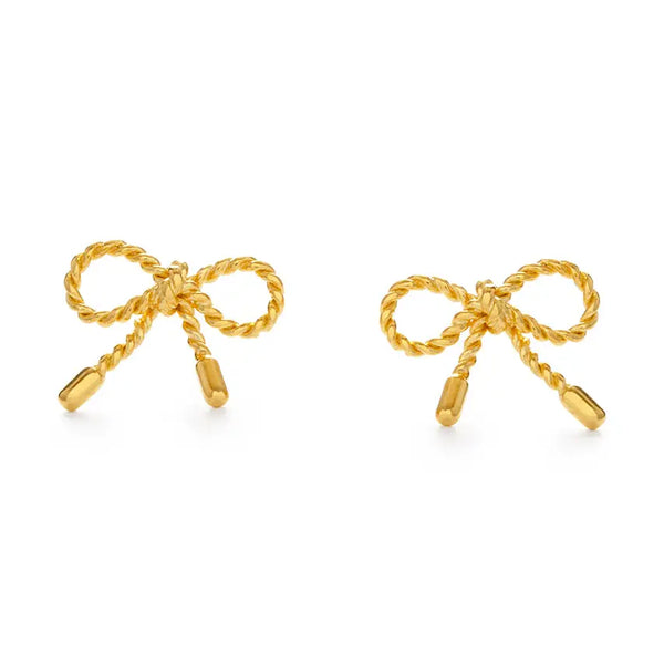 Amano Studios Tiny Bow Stud Earrings