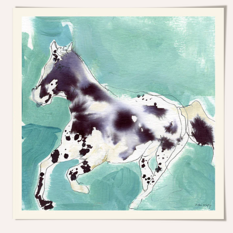 'To The Shop' Maria Murphy Framed Print