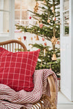 Ib Laursen Quilt - Sand with Red Stripes