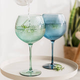 Twist Gin Glass - Blue or Green (Full)