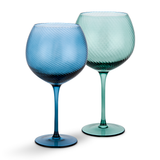 Twist Gin Glass - Blue or Green
