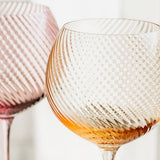 Twist Gin Glass - Pink or Peach (Closer)