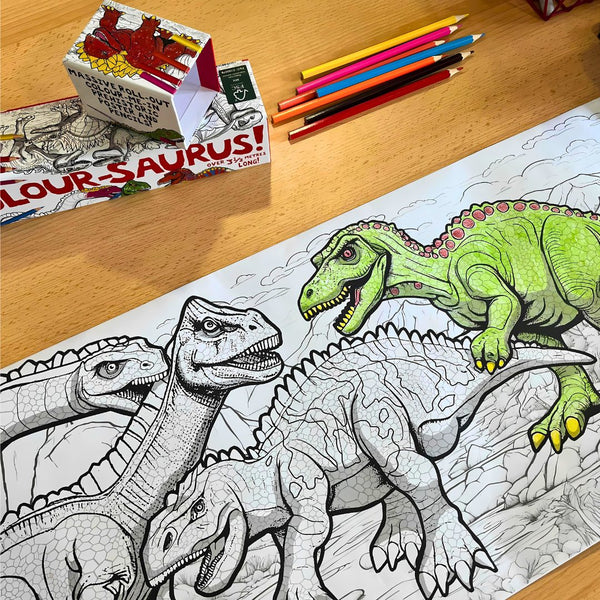 Colour-saurus - 12ft Poster