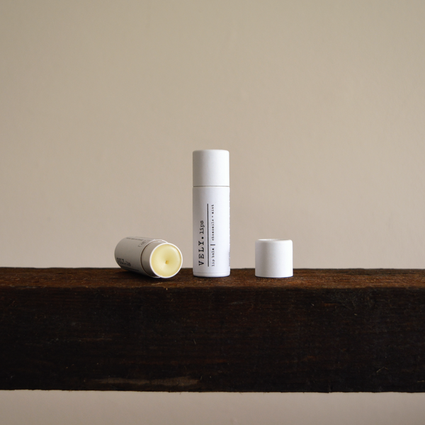 Vely Natural Vegan Lip Balm With Chamomile Extract and Mint