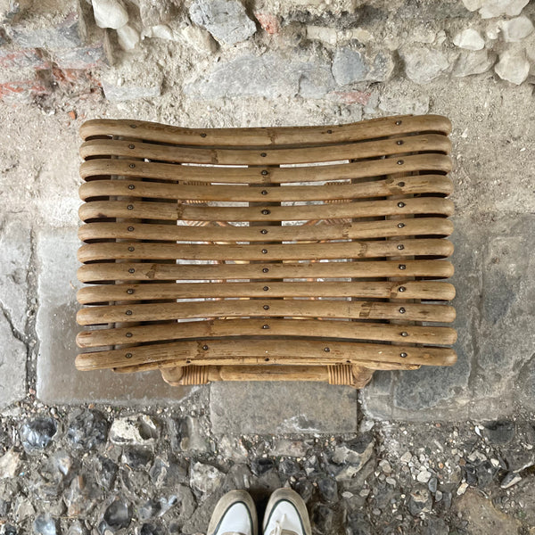 Vintage Bamboo Bar Stool