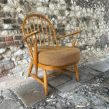 Vintage Blonde Ercol Lounge Chair left
