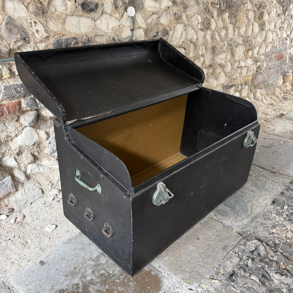 Vintage Brooks Luggage Case Open