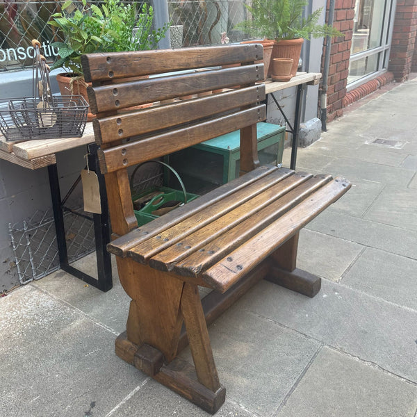 Vintage Childs Bench Left
