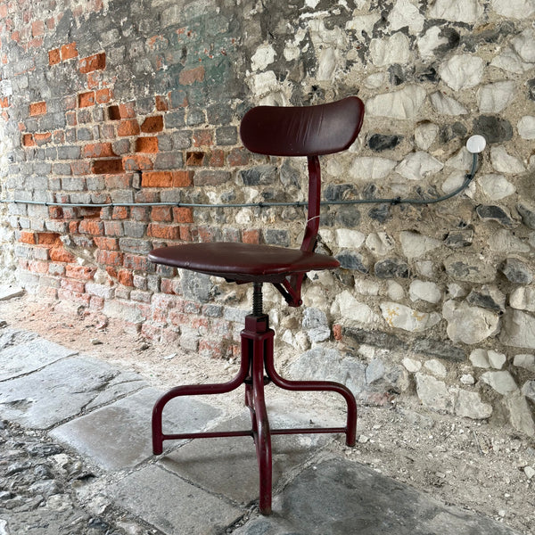 Vintage Dare Inglis Machinist Chair Diagonal