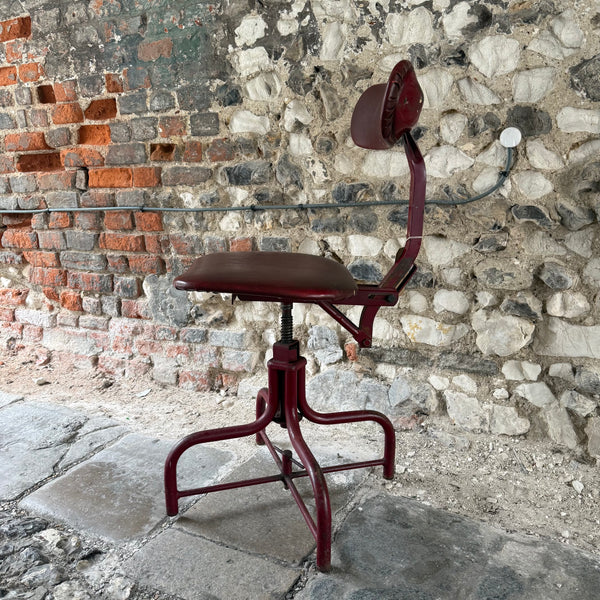 Vintage Dare Inglis Machinist Chair Side