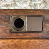 Vintage Double School Desk Inkwell2