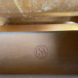 Vintage Esavian School Chairs Label