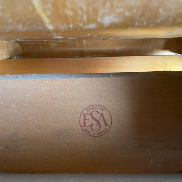 Vintage Esavian School Chairs Label