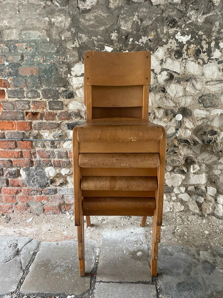 Vintage Esavian School Chairs Portrait